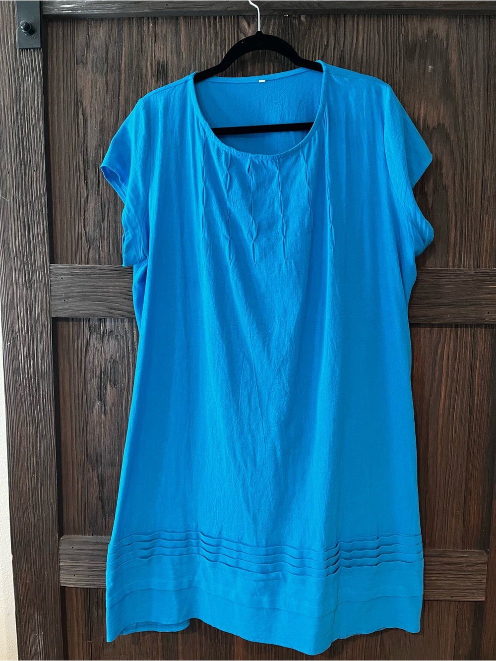 Lightweight Turquoise Blue Dress 2XL